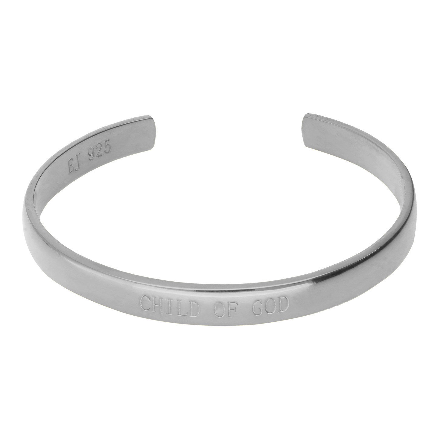 "Child of God" Cuff Bracelet in Silver